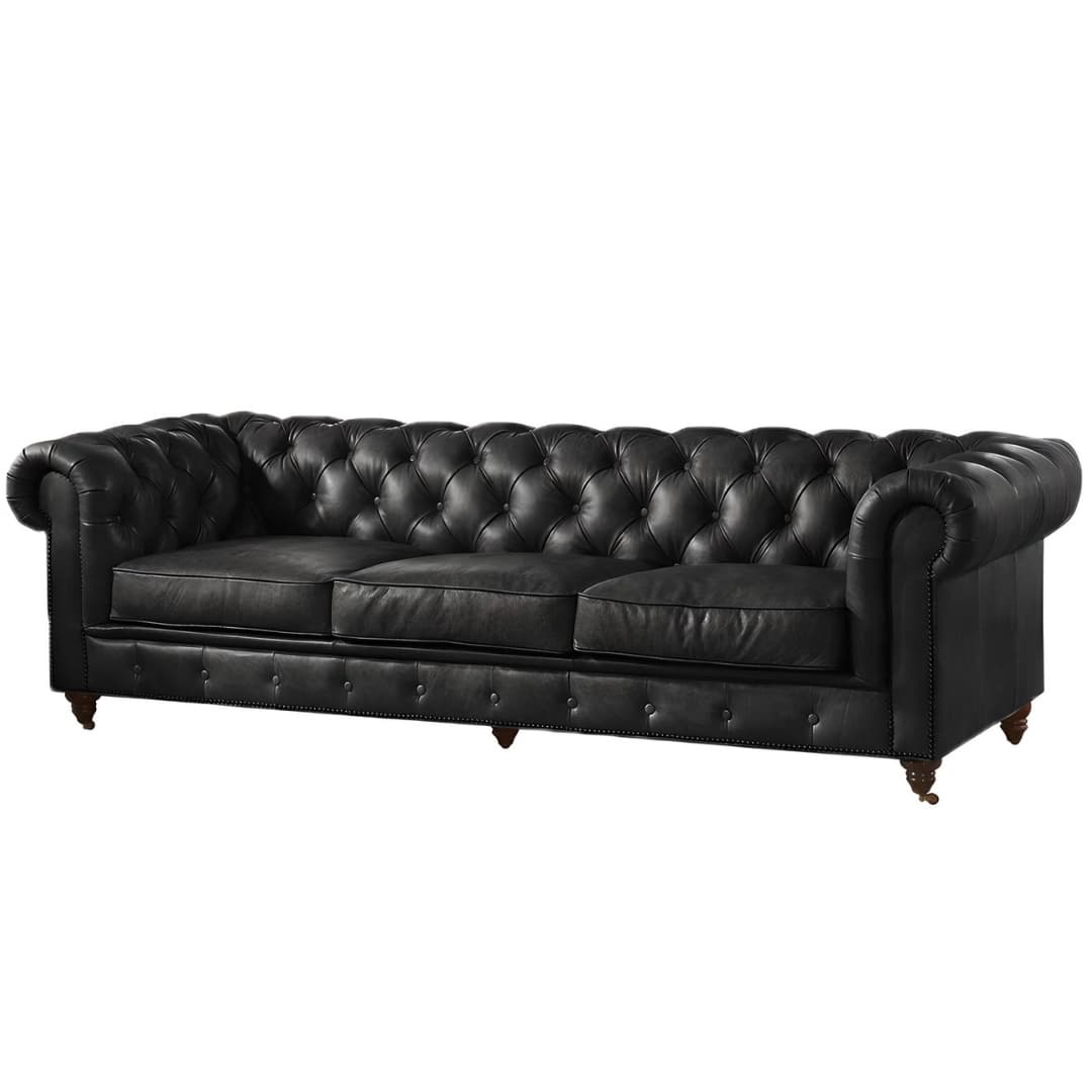 Chesterfield Sofa Black