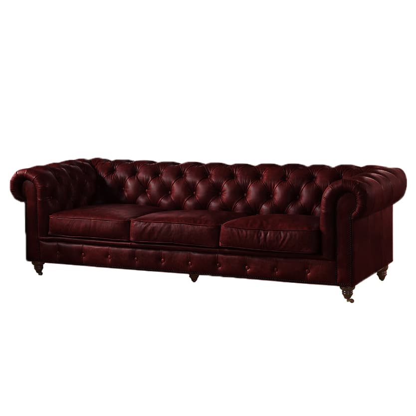 Chesterfield Sofa Burgundy