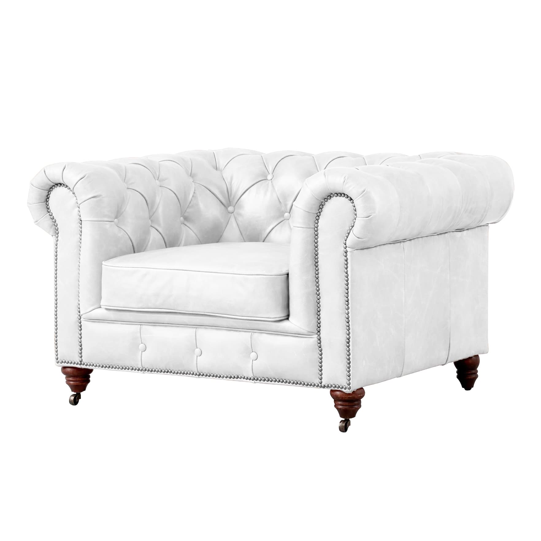Chesterfield Sofa Chair White